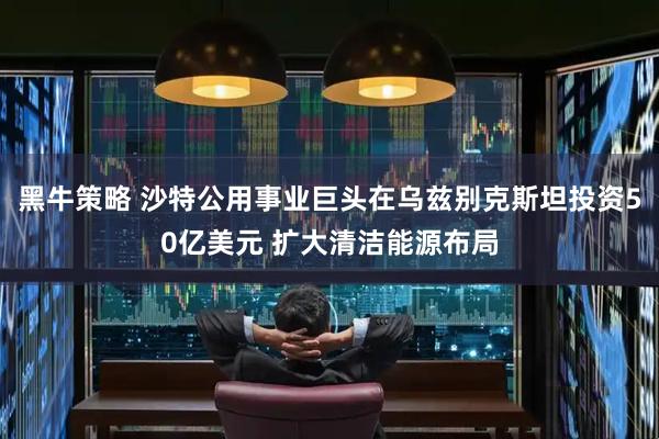 黑牛策略 沙特公用事业巨头在乌兹别克斯坦投资50亿美元 扩大清洁能源布局