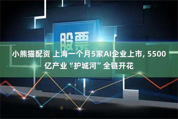 小熊猫配资 上海一个月5家AI企业上市, 5500亿产业“护城河”全链开花